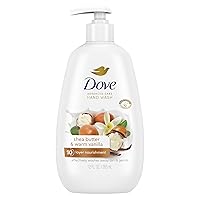 Dove Advanced Care Shea Butter & Warm Vanilla Hand Wash for Soft, Smooth Skin, More Moisturizers Than The Leading Ordinary Hand Soap 12 oz