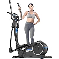 Premium Elliptical Machine, Cross Trainer for Home Use Electromagnetic Elliptical Training 24 Levels Resistance 13 Challenging Programs with Hyper-Quiet Electric Magnetic Driving System