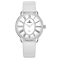 Fashion Luxury Brand Dazzle Beauty Women Quartz Wrist Watches Leather Band SP-2615-SL8