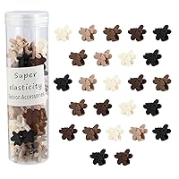50Pcs Small Flower Hair Clips for Women Girls,Flower Tiny Claw Clips for Thin Fine Hair Mini Matte Hair Clips Strong Grip Hair Clips Hair Styling Accessories Christmas Gifts,Neutral Color