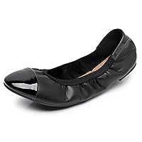 Women's Ballet Flats Shoes - Slip on Casual Flats Round Toe Walking Ballerina Shoes for Women