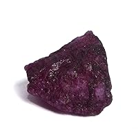 Protection Red Ruby Healing Crystal 30.00 Ct Natural Raw Ruby, Uncut Rough Ruby Gemstone