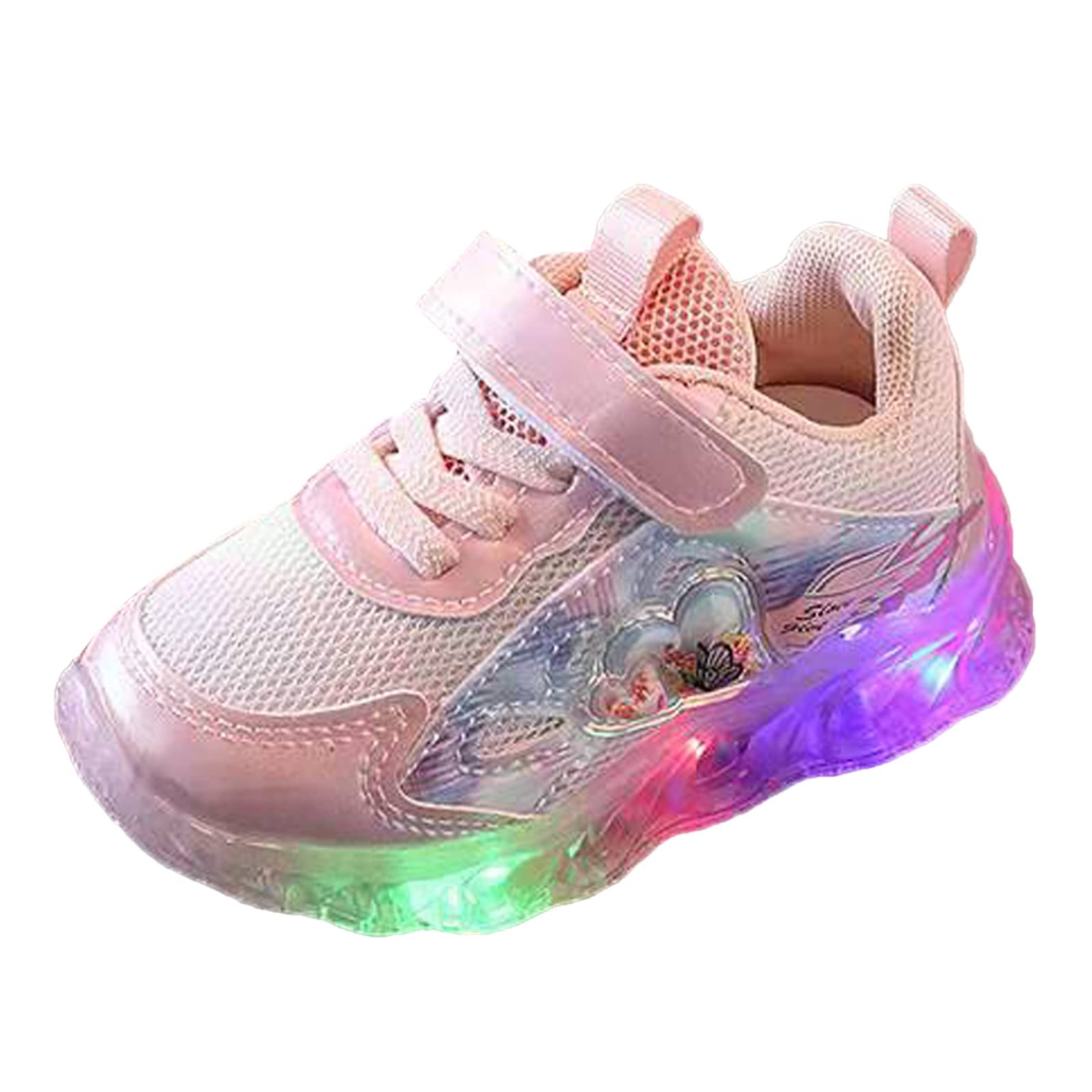 Girls Gyms Shoes Light Up Shoes for Girls Toddler Led Walking Girls Kids Children Toddler Shoes Size 5 Girls