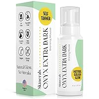 Skinerals Onyx Tanner Mousse - Natural and Organic -Self Tanner Foam, Sunless Tanner, Natural Self Tanner Mousse, Tanning Foam Self Tanner (8oz)