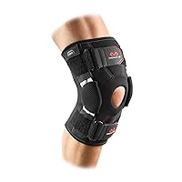 McDavid Knee Brace with Side Hinges. Maximum Knee Support & Compression for Stability & Recovery Aid, Patella Tendon Support, Tendonitis Pain Relief, Ligament Support, Hyperextension. Men & Women
