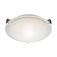 Trans Globe Imports 59006 WH Two Light Flushmount from Neptune Collection 12.00 inches