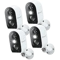 GALAYOU Cameras for Home Security Outside- 2K Battery Powered WiFi Surveillance Indoor/Outdoor, Security Cameras with AI Motion Siren, Color Night Vision, Spotlight, Waterproof, Cloud/SD Storage