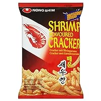 Nong Shim Shrimp Crackers - Hot & Spicy (75g) - Pack of 2