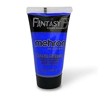 Mehron Makeup Fantasy F/X Water Based Face & Body Paint (1 oz) (Fluorescent Blue)