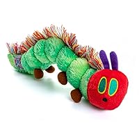 KIDS PREFERRED World of Eric Carle, The Very Hungry Caterpillar Bean Bag Toy, 10 inches