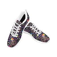 Little Mouse Fantasy Womens Sneakers Fashion Casual Comfortable Lightweight Breathable Arch Support Slip On Non-Slip Tennis Shoes Walking Shoes