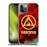 Head Case Designs Officially Licensed Far Cry 6 Graphics Logo Soft Gel Case Compatible with Apple iPhone 12 / iPhone 12 Pro