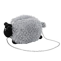 Sheep Purse Fluffy Cute Crossbody Bag Plush Handbags Cartoon Shoulder bag For Women