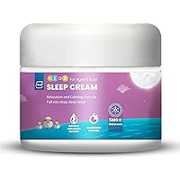 Kids Sleep Cream by PMT, Natural Sleeping Aid Regulates Sleep Patterns to Fall Asleep Faster, Uses Natural Ingredients Menthol & Lavender, Improves Circadian Rhythm for Ages 6 and up - 2.83oz