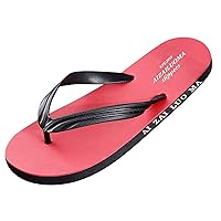 Mens Beach Flip Flops Size 12 Bottom Comfortable Lightweight Casual Beach Sandals Shoes Running