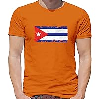 Cuba Grunge Style Flag - Mens Premium Cotton T-Shirt