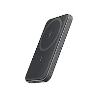 Anker Magnetic Portable Charger, 5,000mAh Wireless Portable Charger with USB-C Cable, Battery Pack, Magsafe-Compatible with iPhone 15/15 Plus/15 Pro/15 Pro Max, iPhone 14/13/12 Series and more