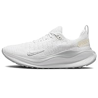 Nike InfinityRN 4 Women's Road Running Shoes (DR2670-102, White/Photon Dust/Metallic Silver) Size 6.5