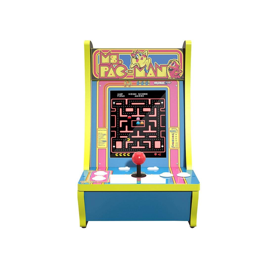 MSP Arcade1Up MS.Pac-Man Counter-Cade - 4 Games in 1