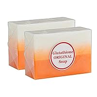 Glutathione & Kojic Acid Original Dual Soap - For Flawless Glowing Skin (2 Bars)