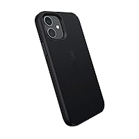 Speck iPhone 12 Case - Drop Protection Fits iPhone 12 Pro & iPhone 12 Phones - Scratch Resistant Dual Layer Case with Soft Touch Coating - Black CandyShell Pro