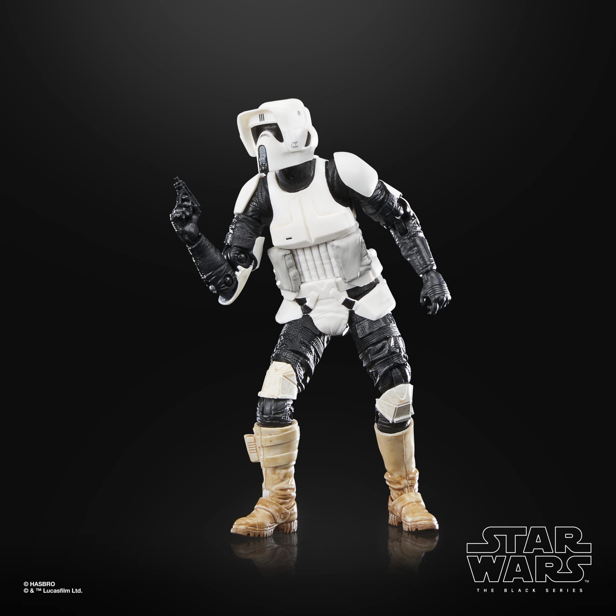 STAR WARS The Black Series Biker Scout, Return of The Jedi 40th Anniversary 6-Inch Collectible Action Figures, Ages 4 and Up (F7074)