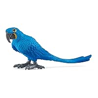 Schleich Wild Life New 2024 Wild Animal Toy Hyazinth Macaw Bird Figurine