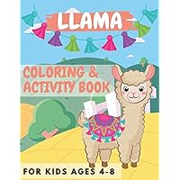 Llama Coloring & Activity Book for Kids Ages 4-8: My First Big Workbook with Super Mazes , Sudoku , Line Letters Number Tracing , Word Search Puzzels ... Animals Unicorn Dinosaurs Children's Day Gift Llama Coloring & Activity Book for Kids Ages 4-8: My First Big Workbook with Super Mazes , Sudoku , Line Letters Number Tracing , Word Search Puzzels ... Animals Unicorn Dinosaurs Children's Day Gift Paperback