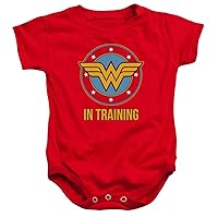 Popfunk Wonder Woman WW in Training Infant Baby Girls Onesie Snapsuit