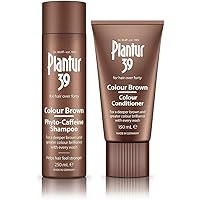 Plantur 39 Color Brown Intensity Set - Phyto-Caffeine Shampoo (8.45 fl oz) and Conditioner (5.07 fl oz)