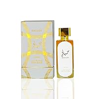 Lattafa Premium Collection Hayaati For Men,Hayaati Gold Elixir For Women & Hayaati Makeky Perfumes |EDP-100ML/3.4Oz| Musk & Woody Notes. (Hayaati Women)