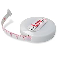 LeLuv Soft Measuring Tape Retractable 60 inch 1.5 Meter Tailors Sewing Multipurpose Ruler