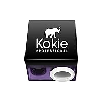 Kokie Makeup Pencil Sharpener for Lip, Eyebrow, and Eyeliner Pencil, Made in German Stainless Steel Blade, Size-Adjusting Adapter, Cleaning Stick