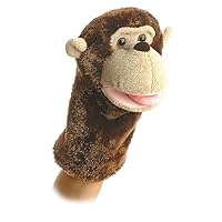 Aurora® Interactive Hand Puppet Montgomery™ Stuffed Animal - Storytelling Adventures - Playful Learning - Brown 10 Inches