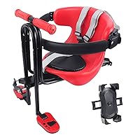 Kids Bike seat, Front Mounted Bike Seat for Adult Bike,Bike Seat Kids for 1-6years Old…