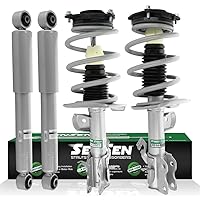 SENSEN 107960-SH Front Rear Left Right Complete Strut Assembly Shocks Compatible/Replacement for 2013-2016 Nissan NV200