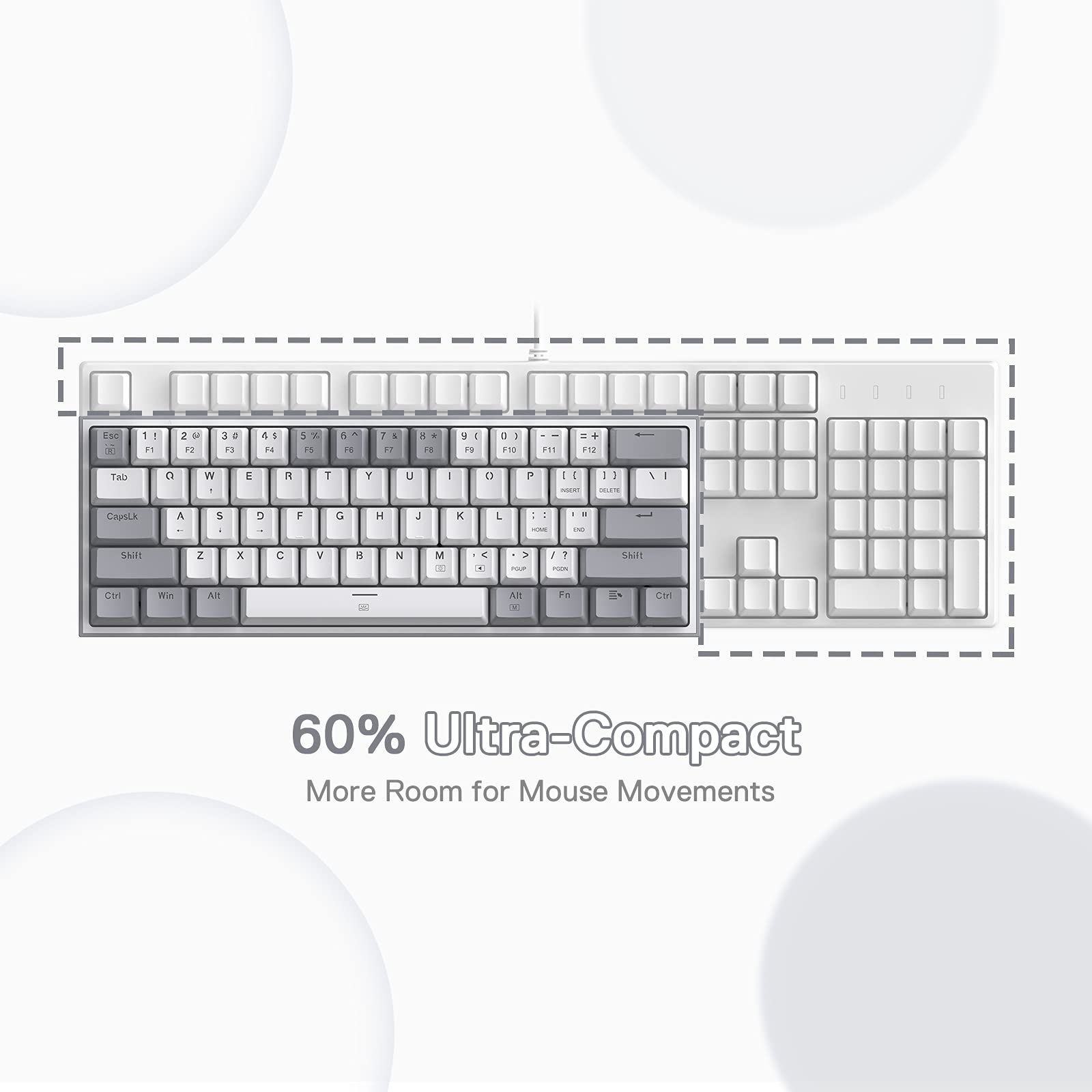 Redragon K617 Keyboard and M806 Mouse Bundle