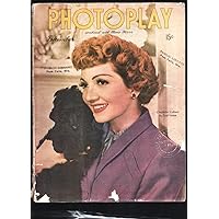 Photoplay 12/1945-Claudette Colbert cover by Paul Hesse-Esther Williams-Alice Faye-Keenan Wynn-Star pix- info-G