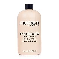 Mehron Makeup Liquid Latex (16 oz) (Light Flesh)