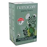 Natracare Panty Liners Curved 30 Count (6 Pack)