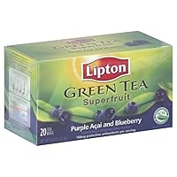 Tea Purple Acai With Blueberry Green Tea, 20-count (Pack of 6)