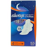 Always Infinity Pads with Wings - Overnight - 28 ct (3700011718)