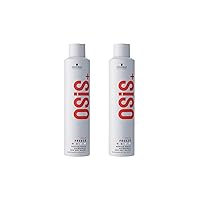 Schwarzkopf Professional OSiS+ Freeze Medium Hold Hairspray 9oz | All Day Hold and Shine | Heat and Humidity Protection, 2-Pack