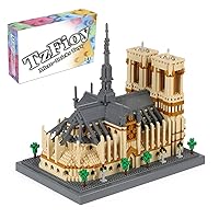 Notre Dame Paris Building Blocks Set (4018Pcs) Famous World Architecture Educational Toys Micro Bricks for Kids Adults