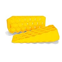 Camco Camper / RV Wedge Leveler - Adds Up to 3.25” of Lift - Features Heavy Duty Lightweight Honeycomb Design - Compatible w/RVs with Parking Brakes - 2-Pack (44580)