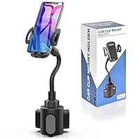 Cup Car Phone Holder for Car, Car Cup Holder Phone Mount, Universal Adjustable Gooseneck Cup Holder Cradle Car Mount for Cell Phone iPhone,Samsung,Huawei,LG, Sony, Nokia