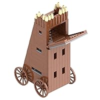 MOOXI-MOC Military Series Aerial Ladder Truck Building Block Model Set,Simulate A War Scene,Creative Building Blocks Toy Kit(224pcs)