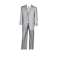 Fancy Stripe High Fashion Suit with Vest & Pants 5267