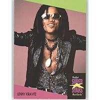 1991 Pro Set U.K. Edition # 73 Lenny Kravitz (Collectible Pop Music / Rock Star Trading Card)