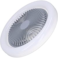 Ceiling Fan with Lights Adjustable Modes Small Ceiling Fan Bedroom Chandelier Fan for Kids Room White